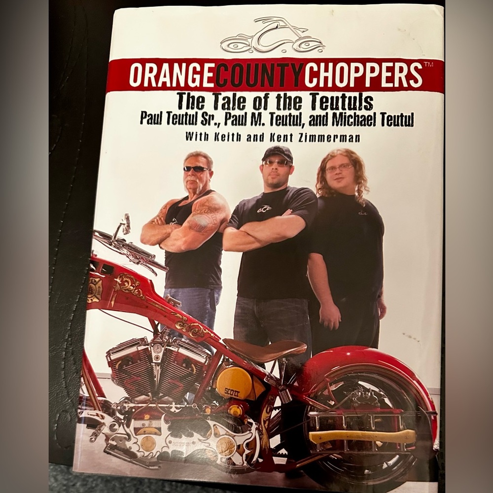 Orange County Choppers The Tale of The Teutels Book SIGNED See 4th Pic